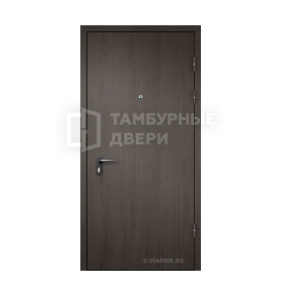 Дверь тамбурная порошковая винилискожа с ковкой МДФ ТД-75