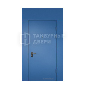 Дверь высокая тамбурная порошок — МДФ ТД-83